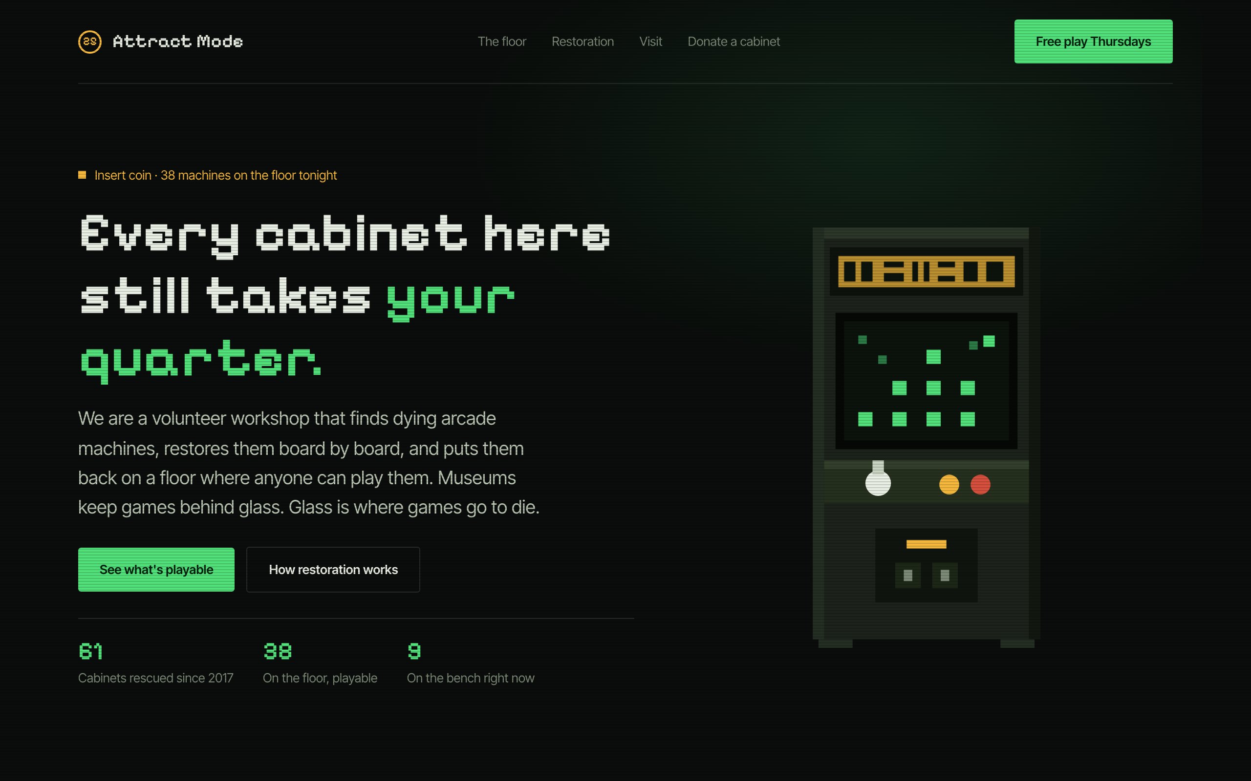Attract Mode - preview