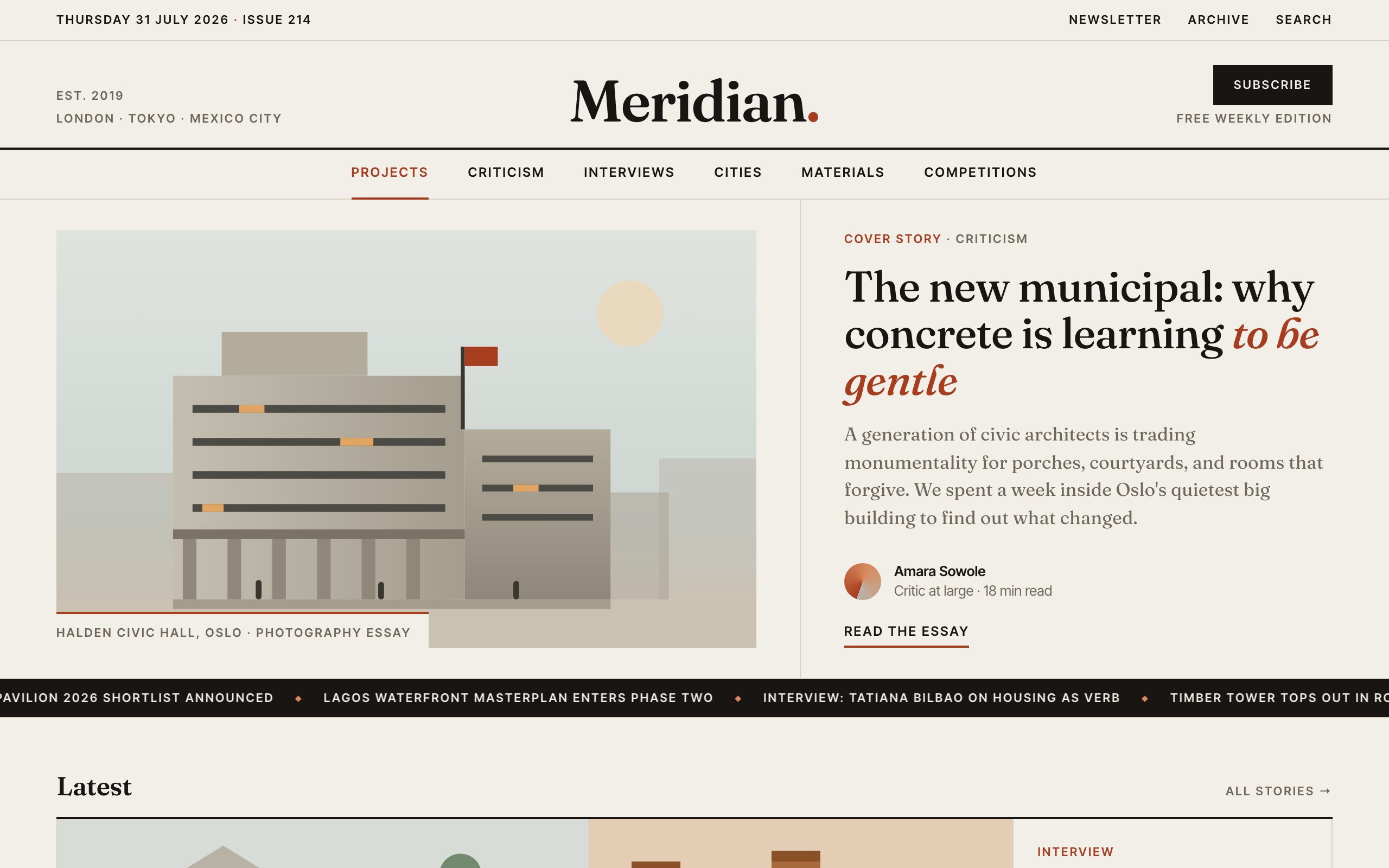 Meridian - preview